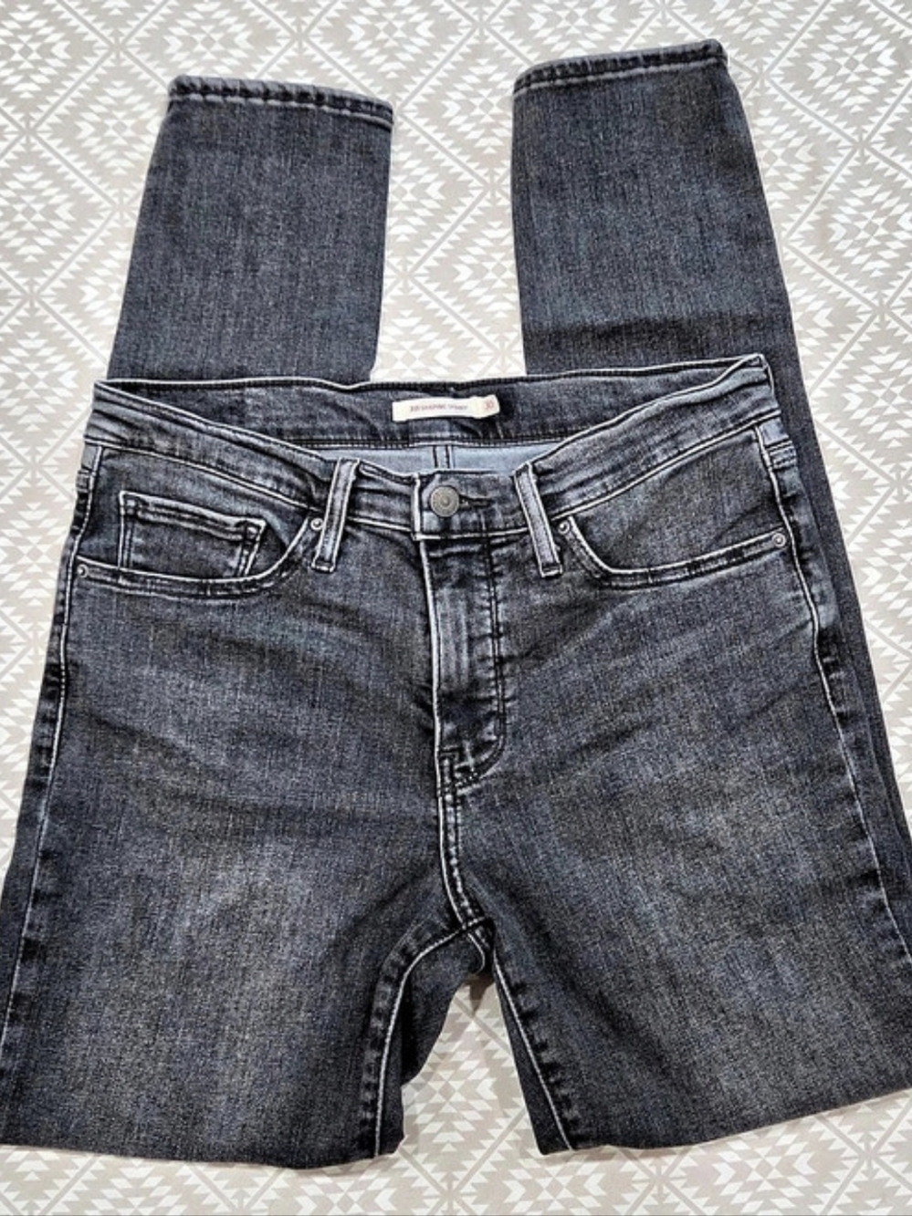 Levi's 311 Shaping Skinny Jeans - Size 30 X 30, Distressed Grey